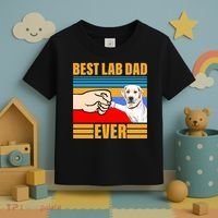 Best Lab Dad Ever Toddler T-Shirt thumb 3