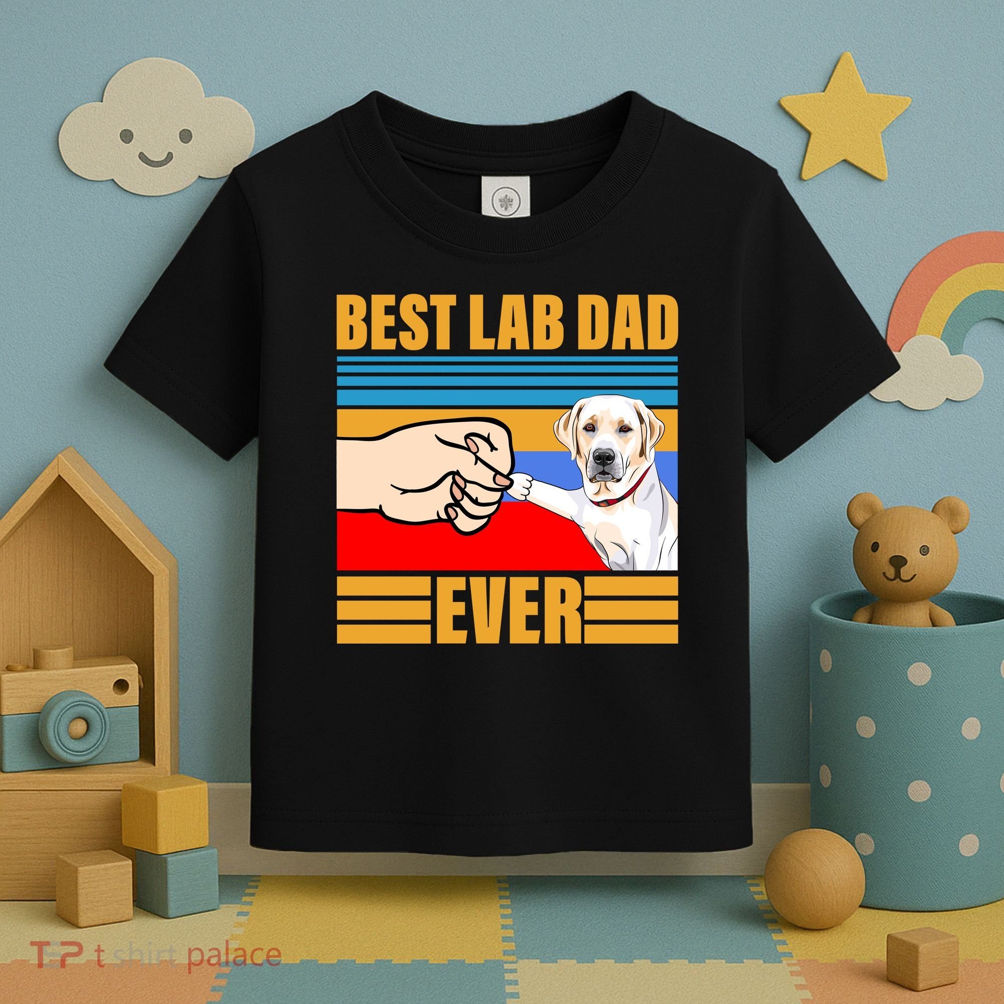 Best Lab Dad Ever Toddler T-Shirt