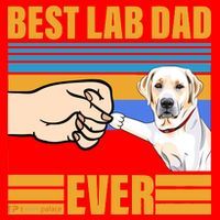 Best Lab Dad Ever Santa Hat thumb 1