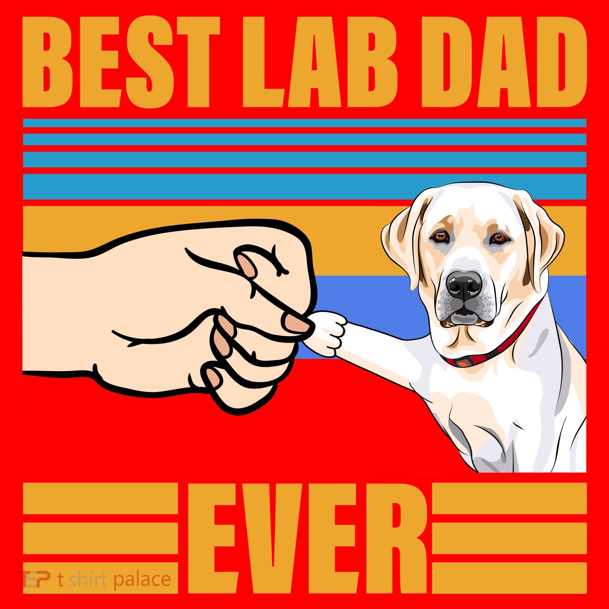 Best Lab Dad Ever Santa Hat