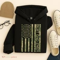 Best Military Dad Ever Hoodie thumb 4