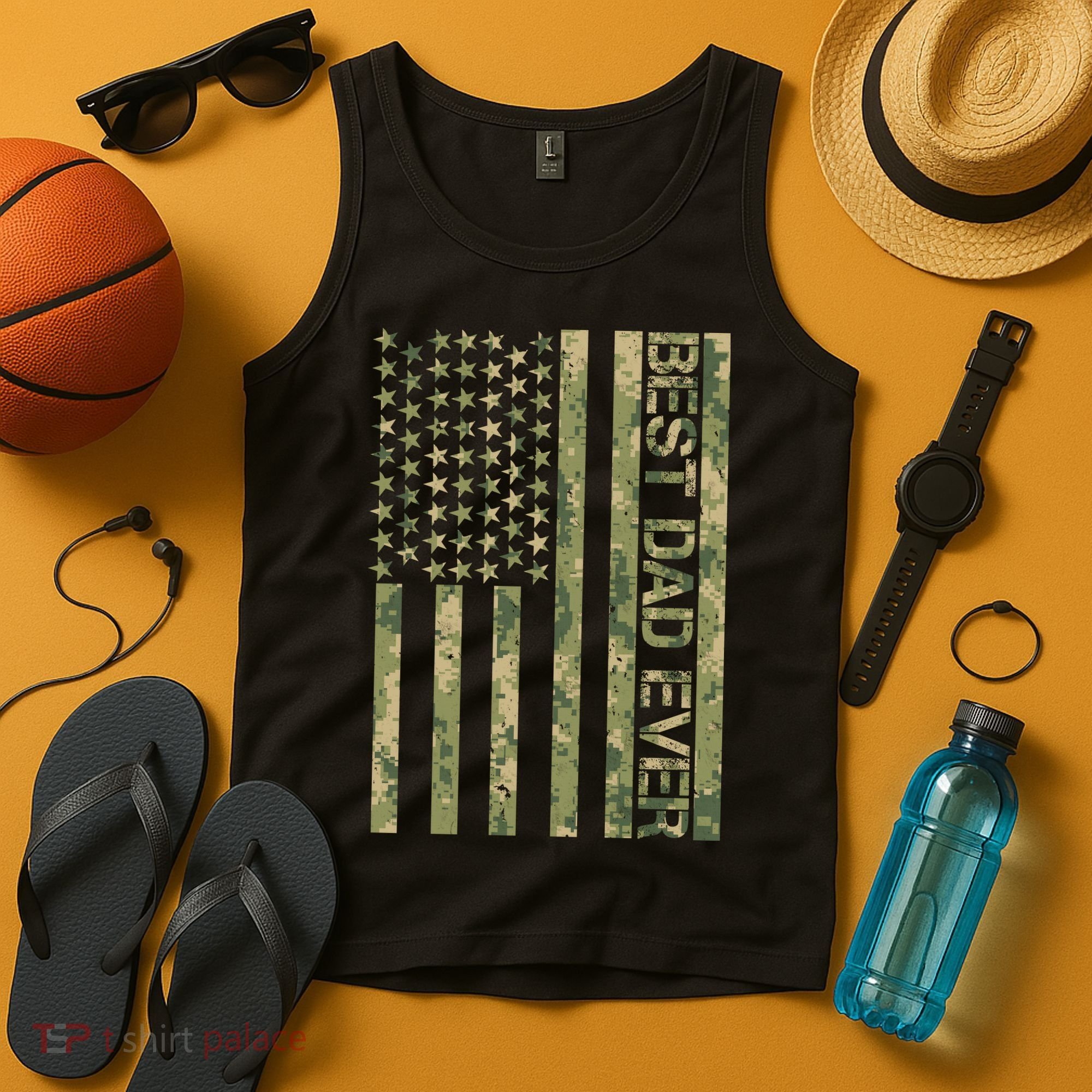 Best Military Dad Ever Tank Top