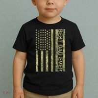 Best Military Dad Ever Toddler T-Shirt thumb 2