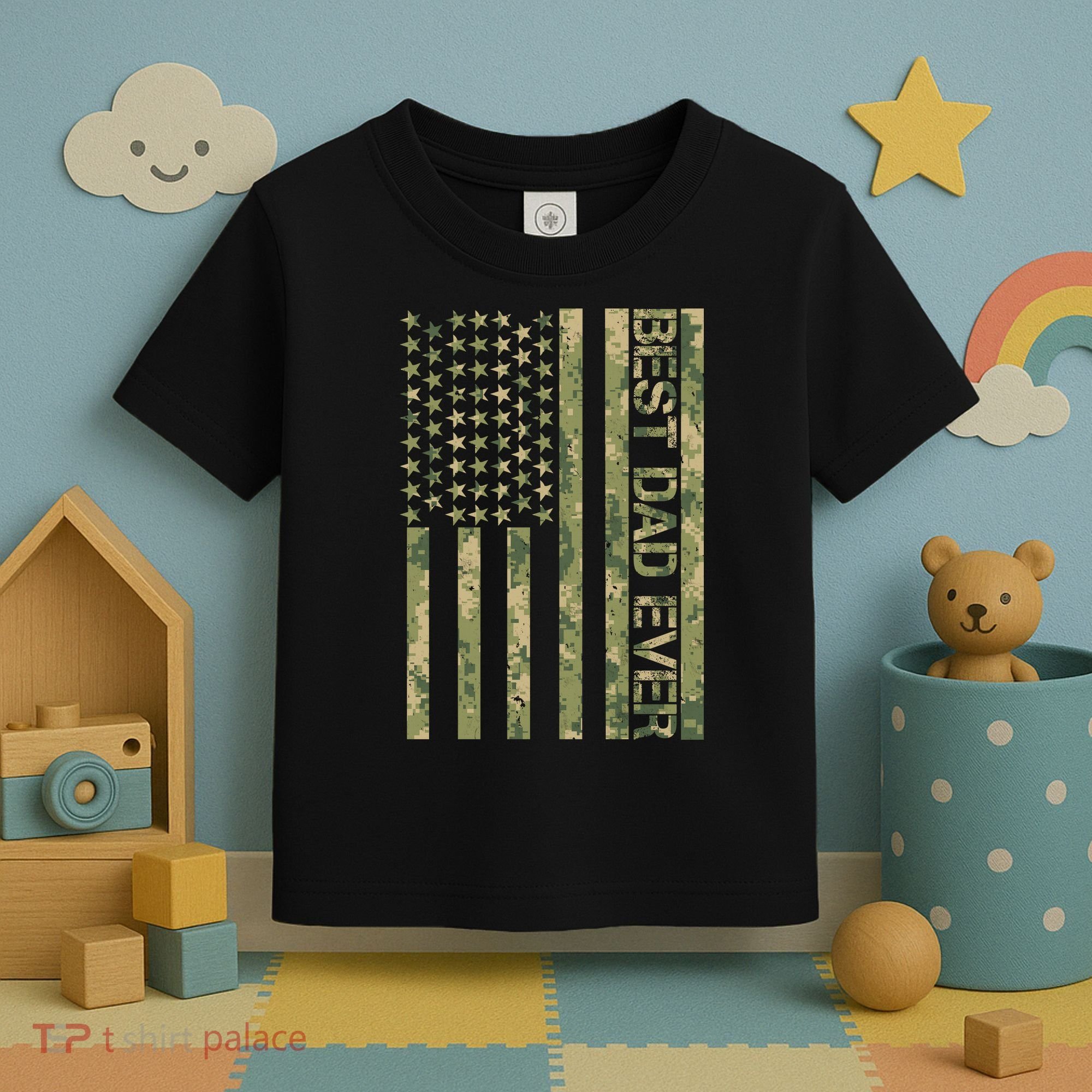 Best Military Dad Ever Toddler T-Shirt