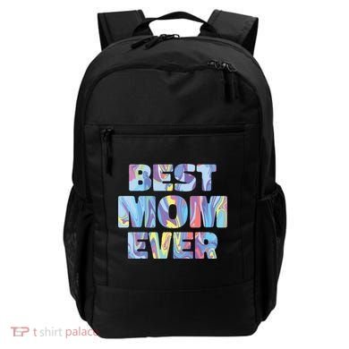 Best Mom Ever Colorful Backpack