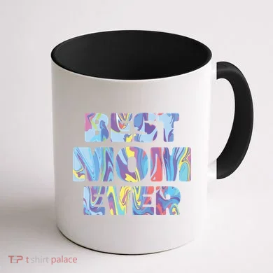 Best Mom Ever Colorful Coffee Mug back