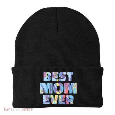 Best Mom Ever Colorful Beanie