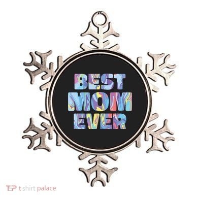 Best Mom Ever Colorful Ornament