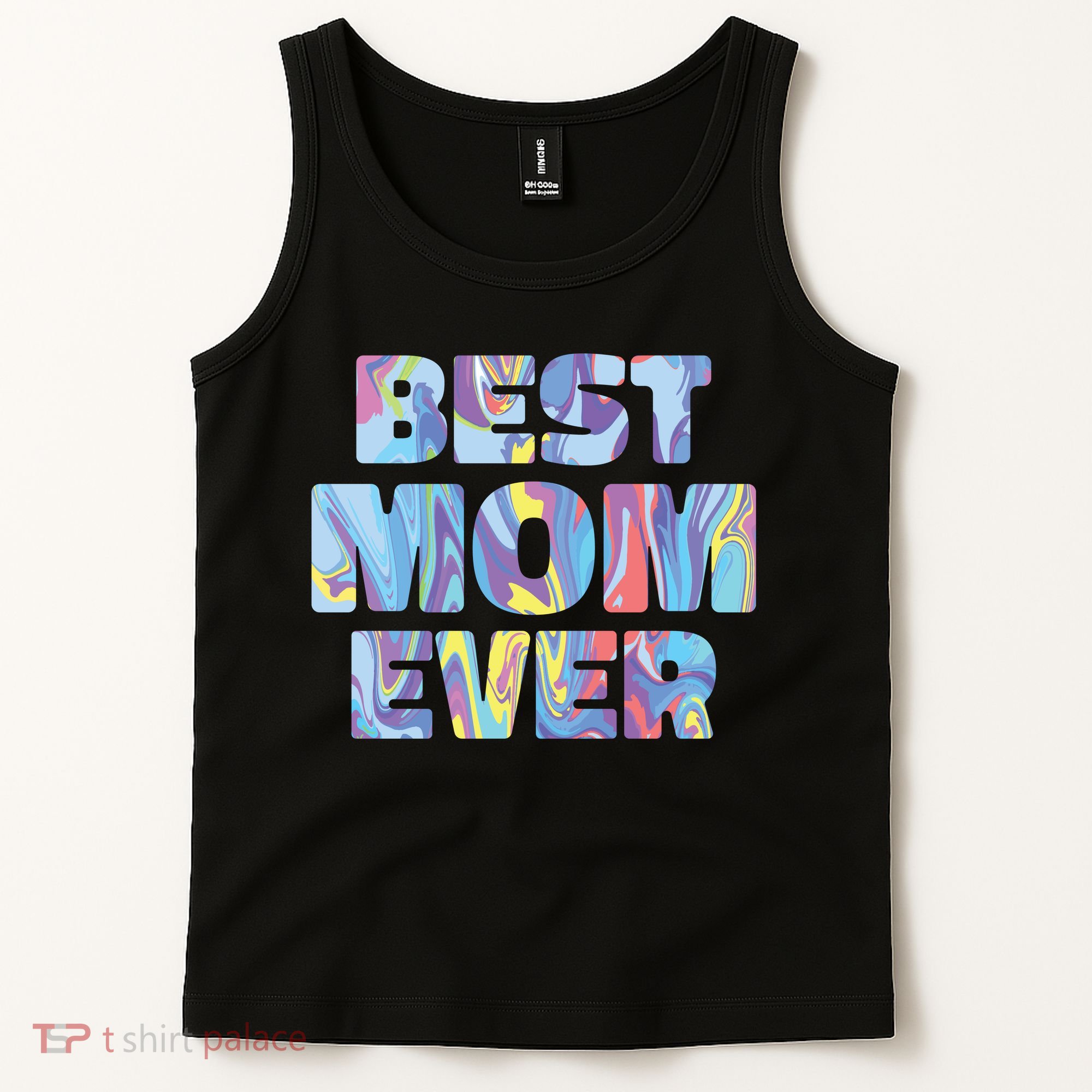 Best Mom Ever Colorful Tank Top