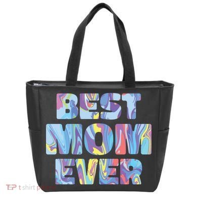Best Mom Ever Colorful Tote Bag