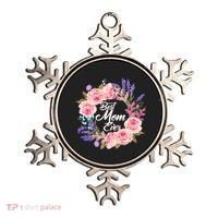 Best Mom Ever Flower Wreath Ornament thumb 0