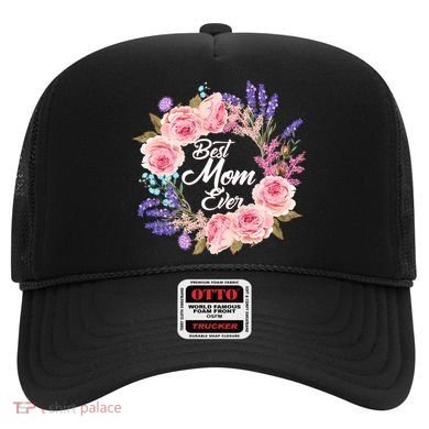 Best Mom Ever Flower Wreath Hat