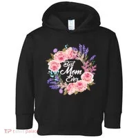 Best Mom Ever Flower Wreath Toddler Hoodie thumb 0
