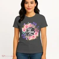 Best Mom Ever Flower Wreath Women's T-Shirt thumb 4