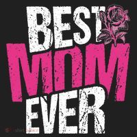 Best Mom Ever Rose Distressed Women's Sweatshirt thumb 2