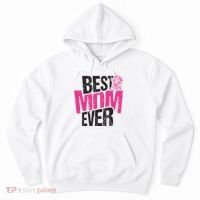 Best Mom Ever Rose Distressed Hoodie thumb 0
