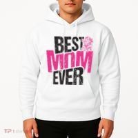 Best Mom Ever Rose Distressed Hoodie thumb 2