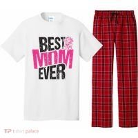 Best Mom Ever Rose Distressed Pajama Set thumb 0