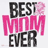 Best Mom Ever Rose Distressed Women's Hoodie thumb 2