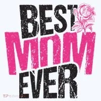 Best Mom Ever Rose Distressed Tumbler thumb 3