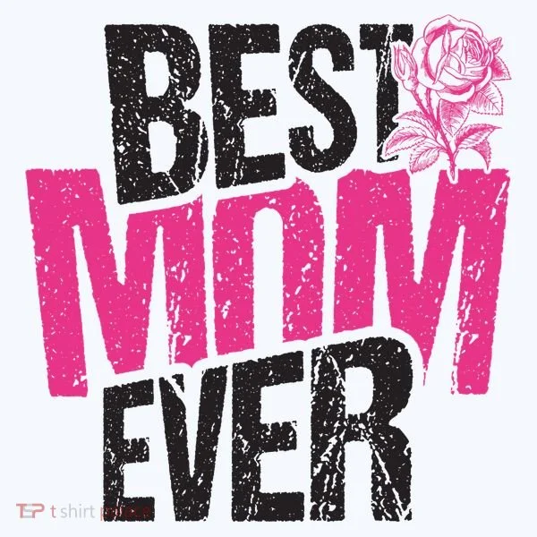 Best Mom Ever Rose Distressed Tumbler