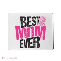 Best Mom Ever Rose Distressed Mousepad thumb 0