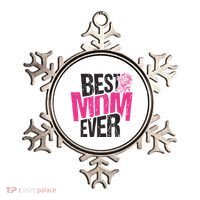Best Mom Ever Rose Distressed Ornament thumb 0