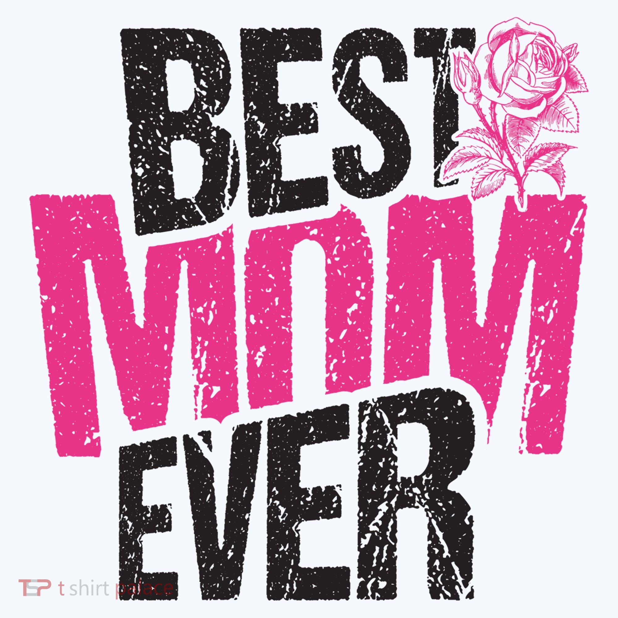 Best Mom Ever Rose Distressed Ornament