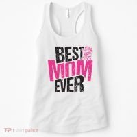 Best Mom Ever Rose Distressed Women's Tank Top thumb 0