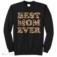Best Mom Ever Stylish Leopard Print Sweatshirt thumb 0