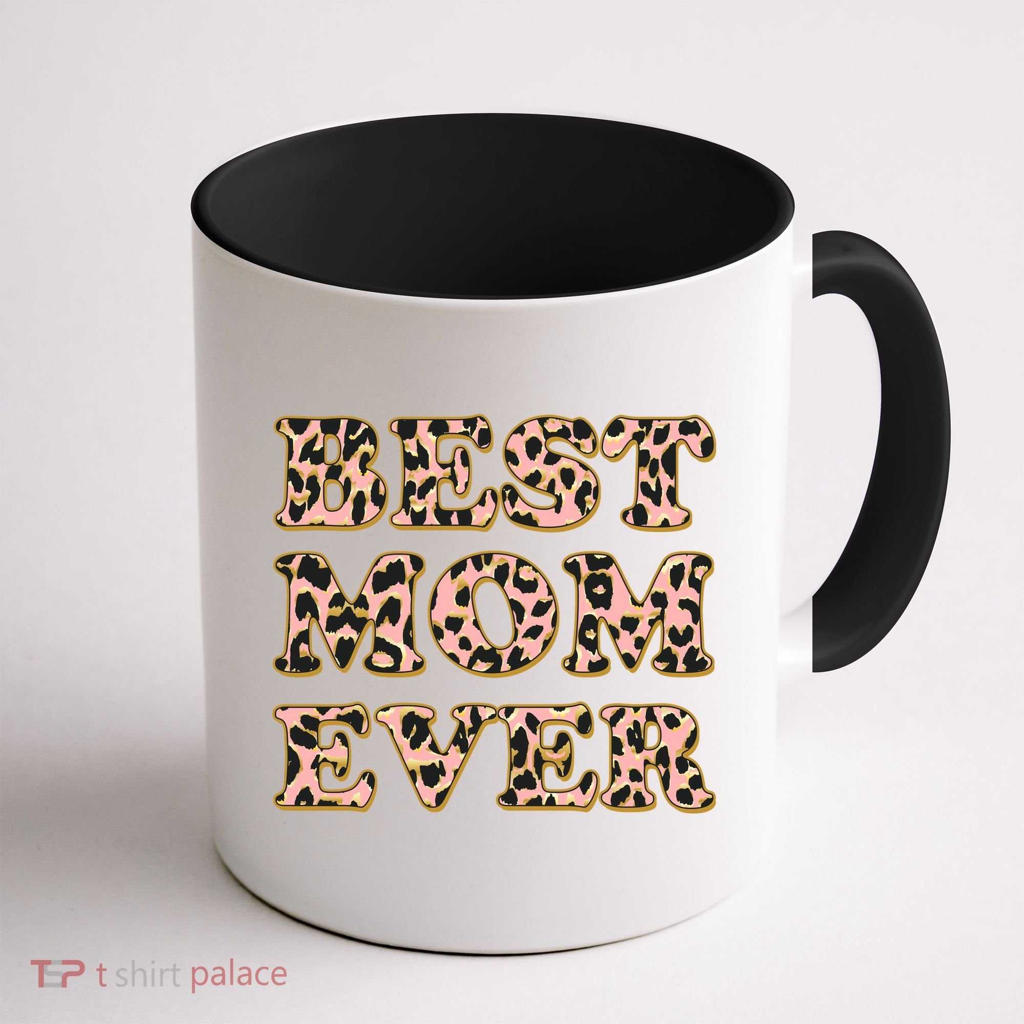 Best Mom Ever Stylish Leopard Print Coffee Mug