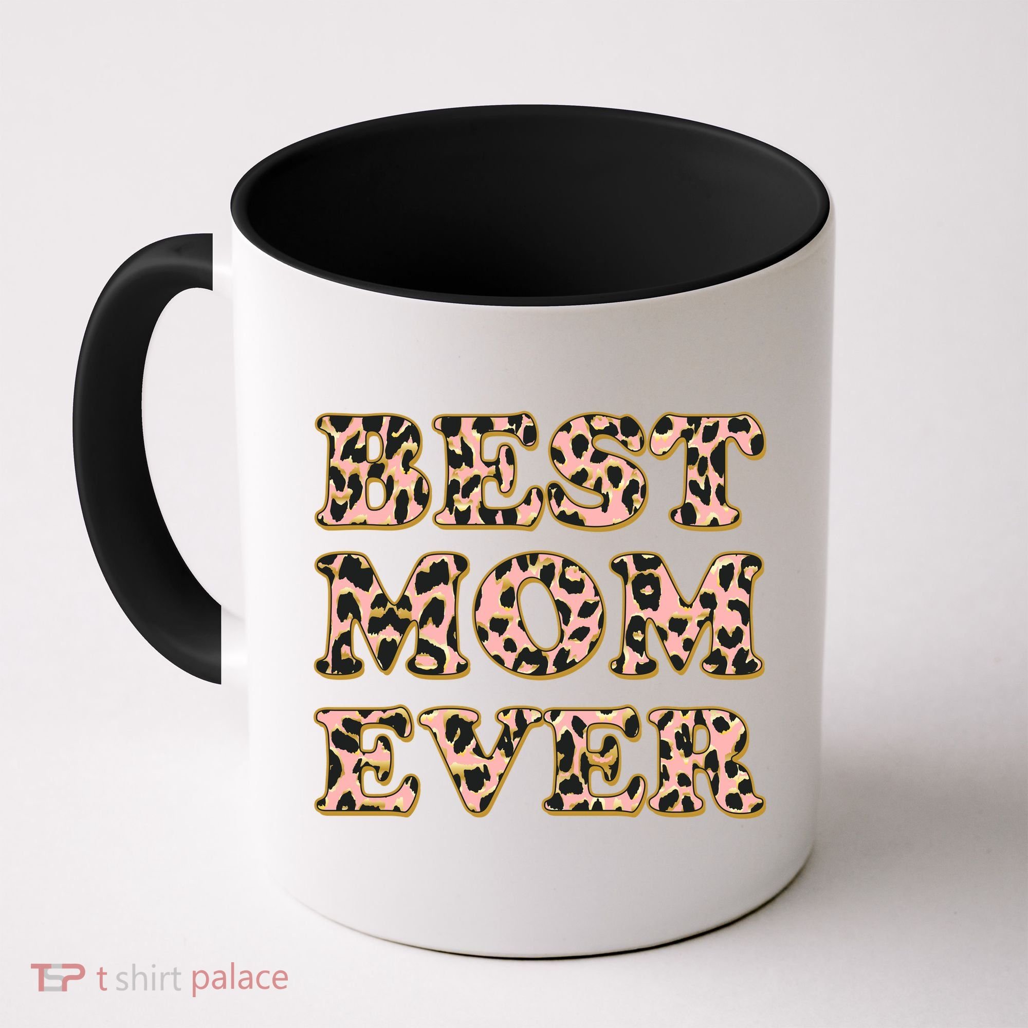 Best Mom Ever Stylish Leopard Print Coffee Mug