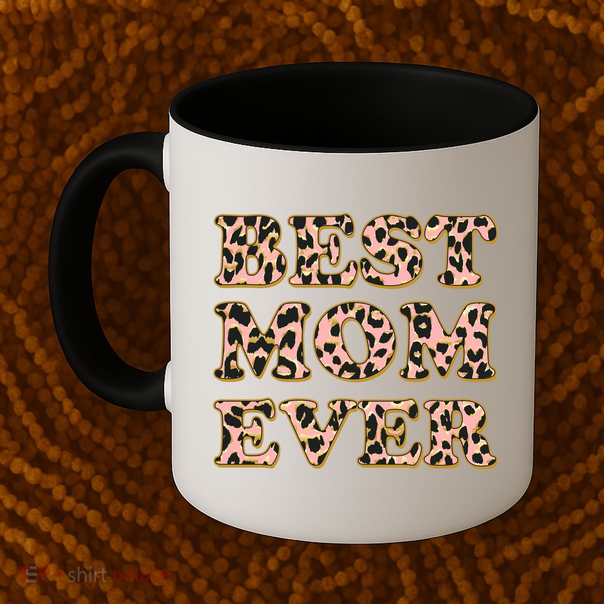 Best Mom Ever Stylish Leopard Print Coffee Mug
