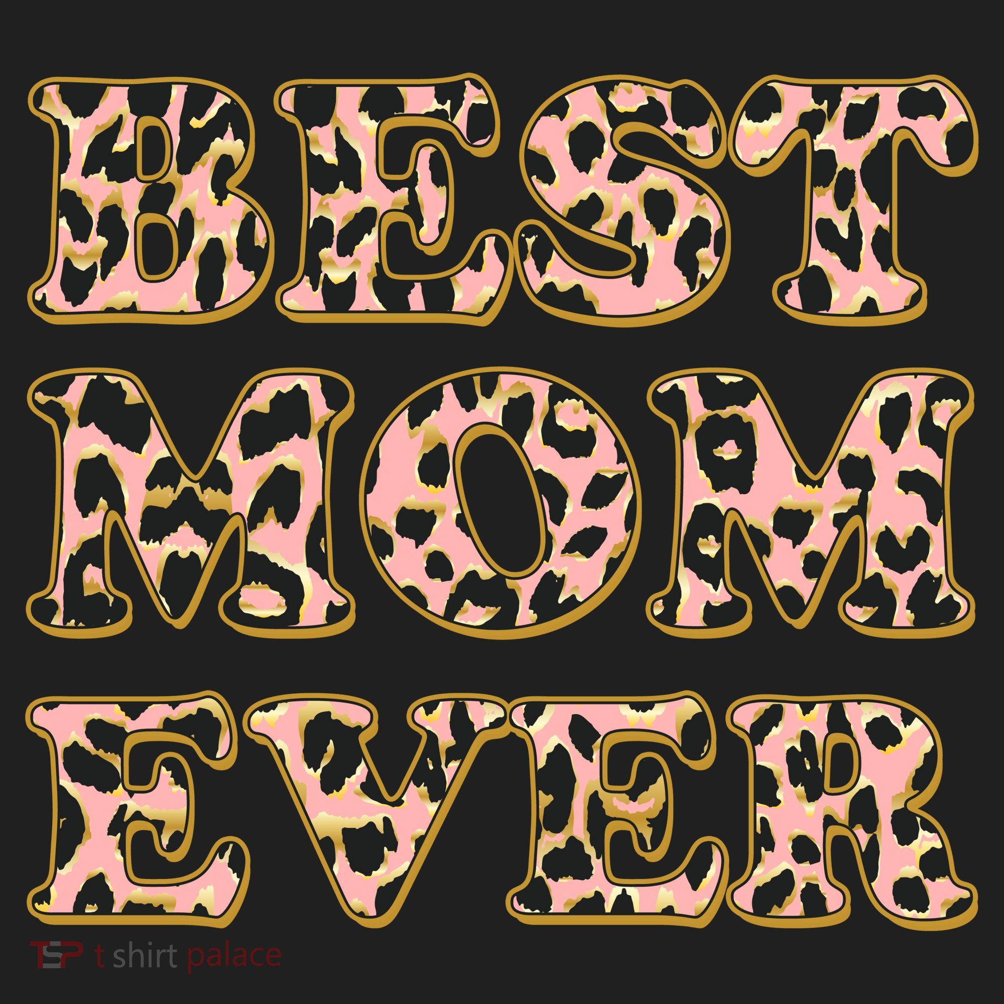 Best Mom Ever Stylish Leopard Print Beanie