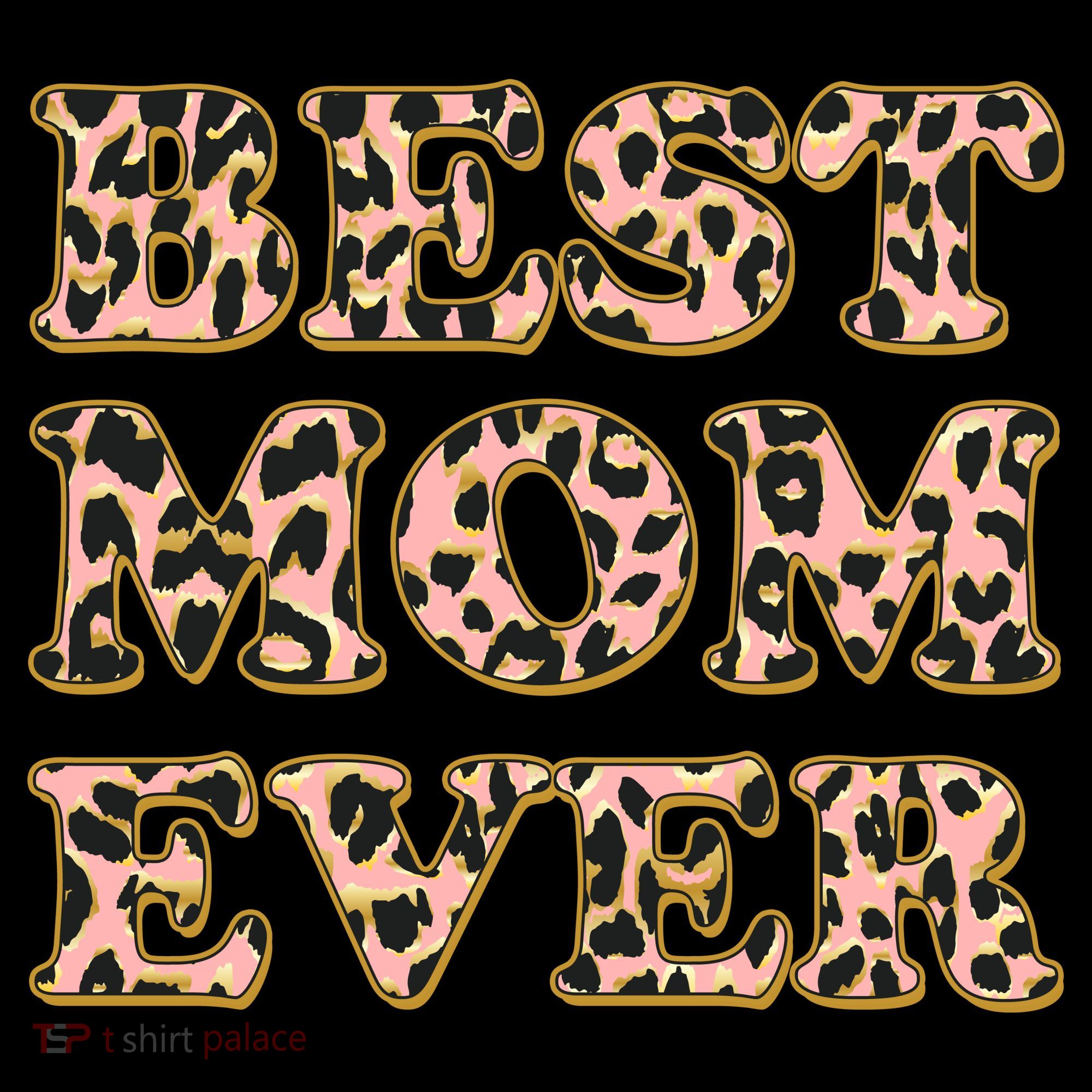 Best Mom Ever Stylish Leopard Print Women's Tank Top