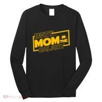 Best Mom In The Galaxy Parody Movie Logo Long Sleeve Shirt thumb 0