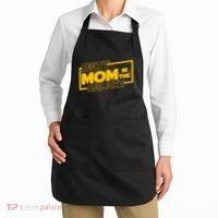 Best Mom In The Galaxy Parody Movie Logo Apron thumb 2