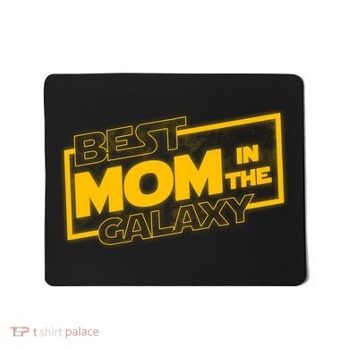 Best Mom In The Galaxy Parody Movie Logo Mousepad