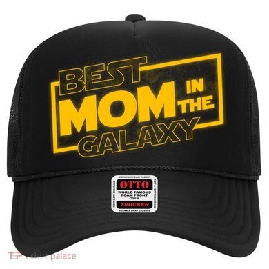 Best Mom In The Galaxy Parody Movie Logo Hat