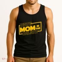 Best Mom In The Galaxy Parody Movie Logo Tank Top thumb 3
