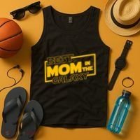 Best Mom In The Galaxy Parody Movie Logo Tank Top thumb 4