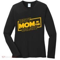 Best Mom In The Galaxy Parody Movie Logo Women's Long Sleeve Shirt thumb 0
