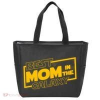 Best Mom In The Galaxy Parody Movie Logo Tote Bag thumb 0