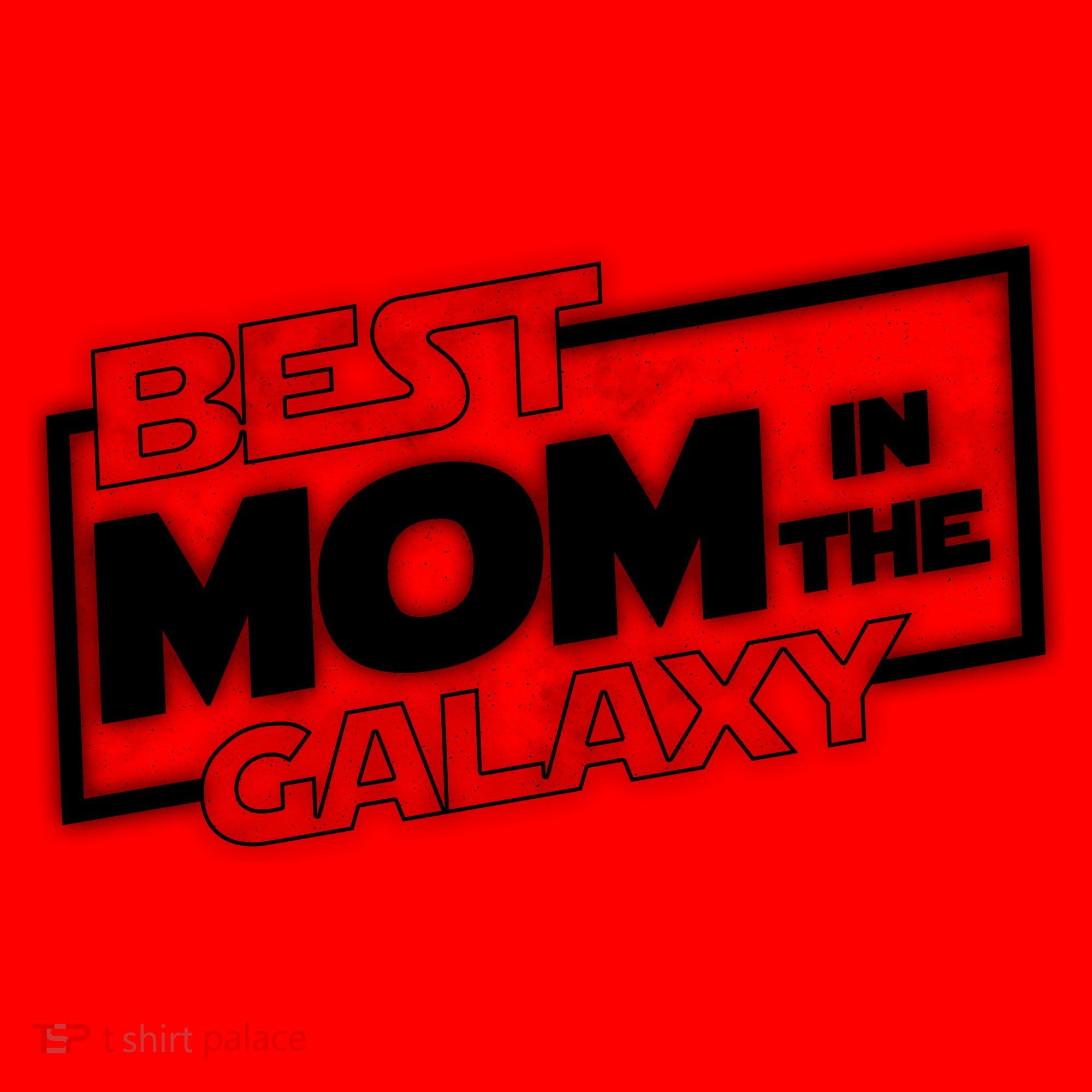 Best Mom In The Galaxy Parody Movie Logo Santa Hat