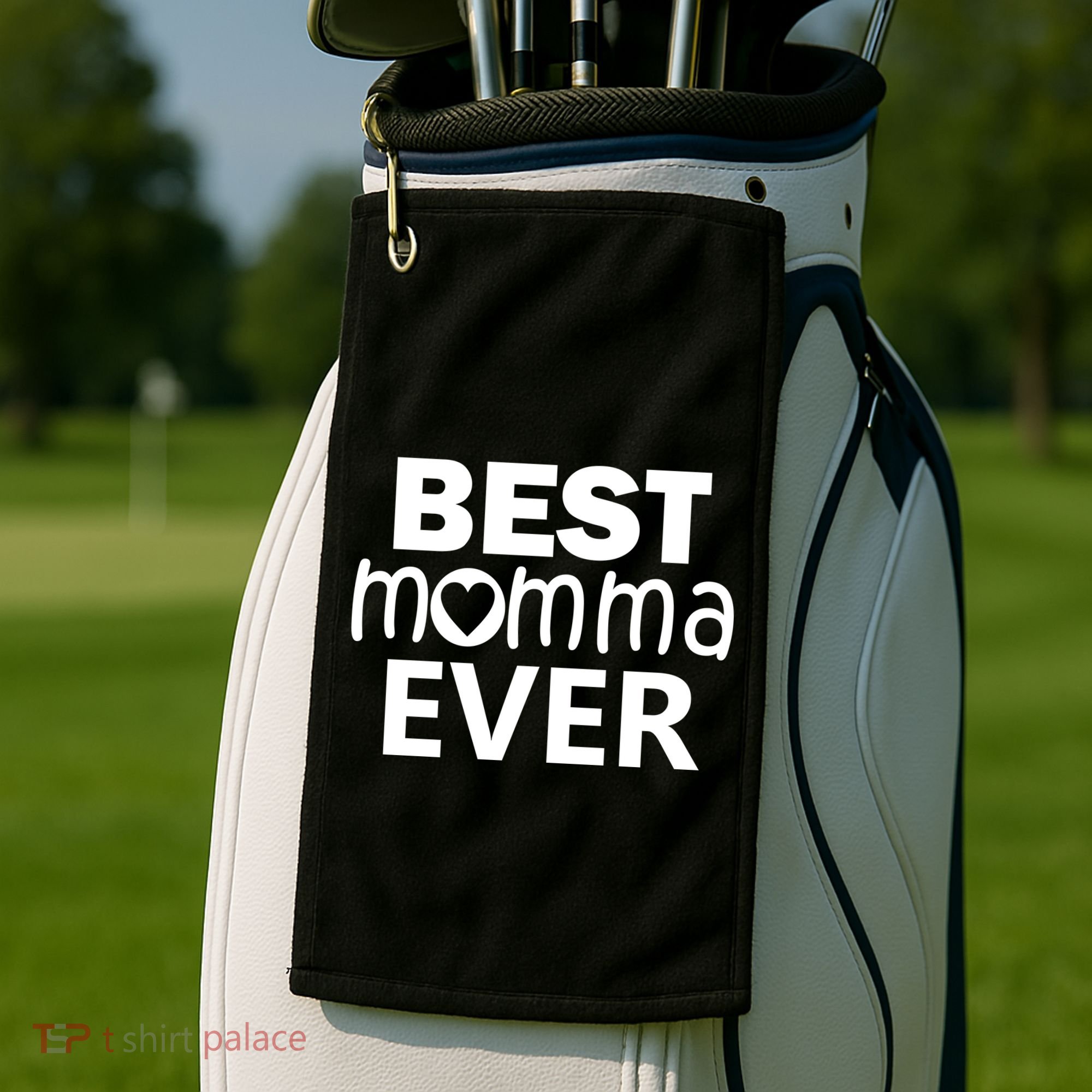 Best Momma Ever Golf Towel