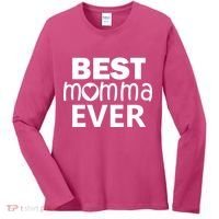 Best Momma Ever Women's Long Sleeve Shirt thumb 0