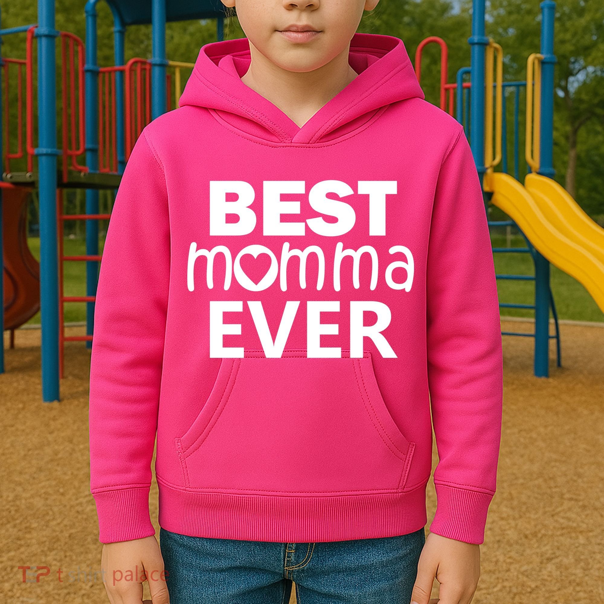 Best Momma Ever Kids Hoodie
