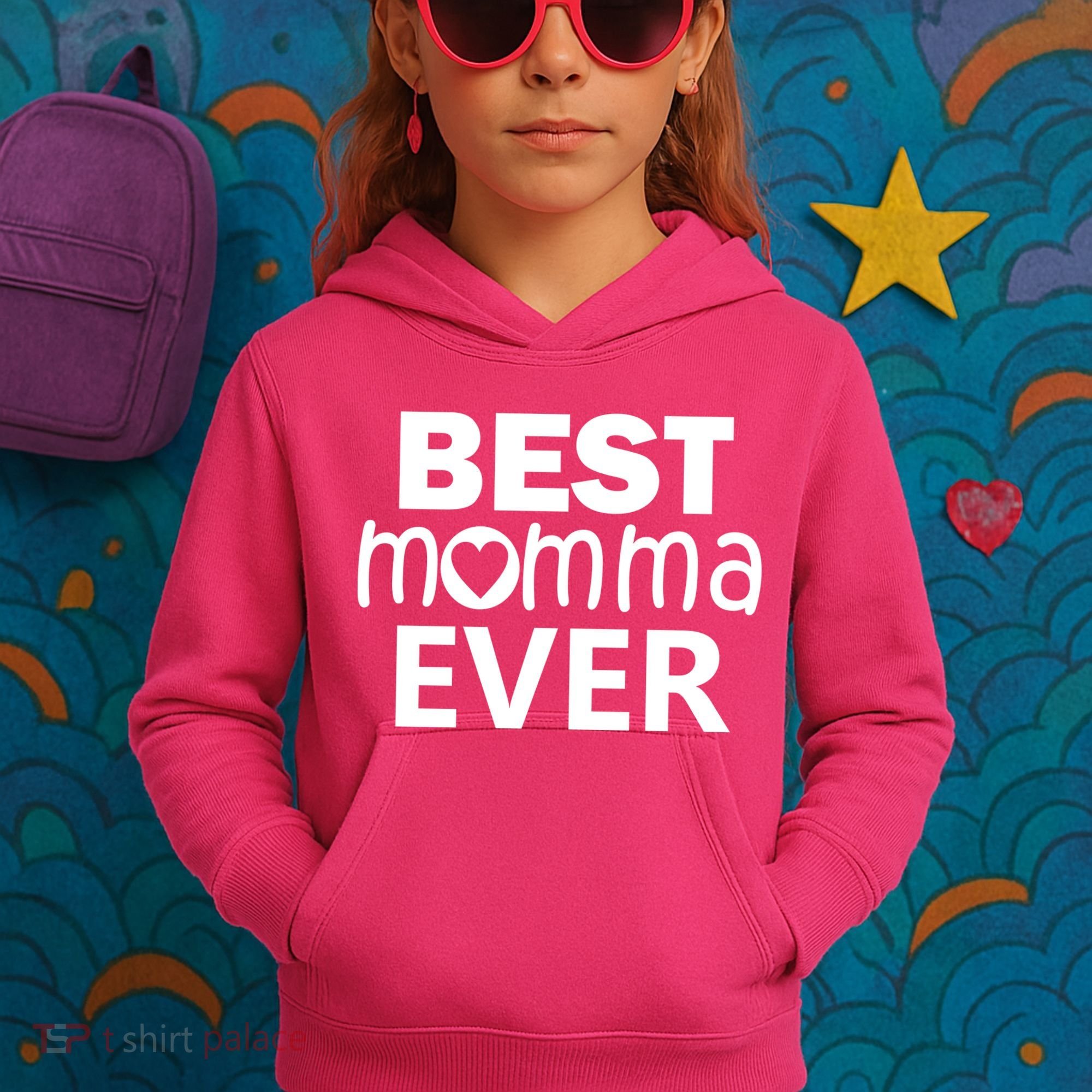 Best Momma Ever Kids Hoodie