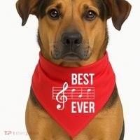 Best Music Ever USA-Made Doggie Bandana thumb 1