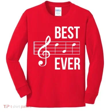 Best Music Ever Kids Long Sleeve Shirt